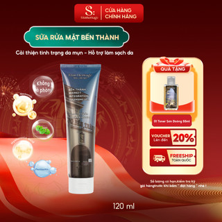  Sữa rửa mặt Bến Thành hỗ trợ làm sạch bụi bẩn dầu nhờn dịu nhẹ da S:kin Heritage không chứa xà phòng 120ml 