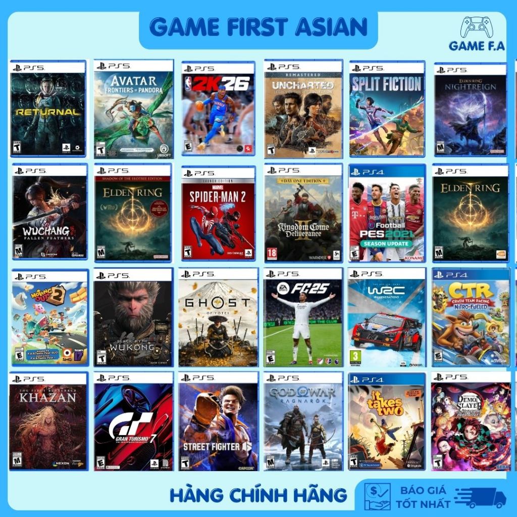 Đĩa Game PS5 Like New Playstation 5