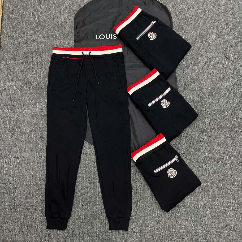 Quần Nỉ Mon cler Jogger Hottrend Lên Dáng Siêu Đẹp Form Từ 50-85kg. QCCC Loại 1