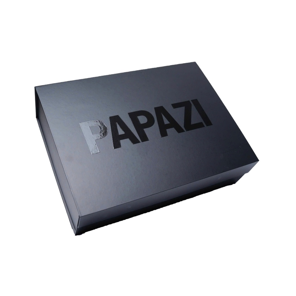 Hộp quà cao cấp, đơn giản chữ dập nổi - PAPAZI