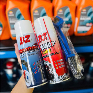Combo dưỡng sên BZ 450ml, vệ sinh sên BZ 450ml kèm bàn chải chà sên chuyên nghiệp