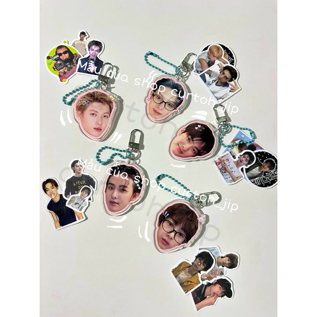 Keychain CORTIS Face Ver #1 - curtoh_jip