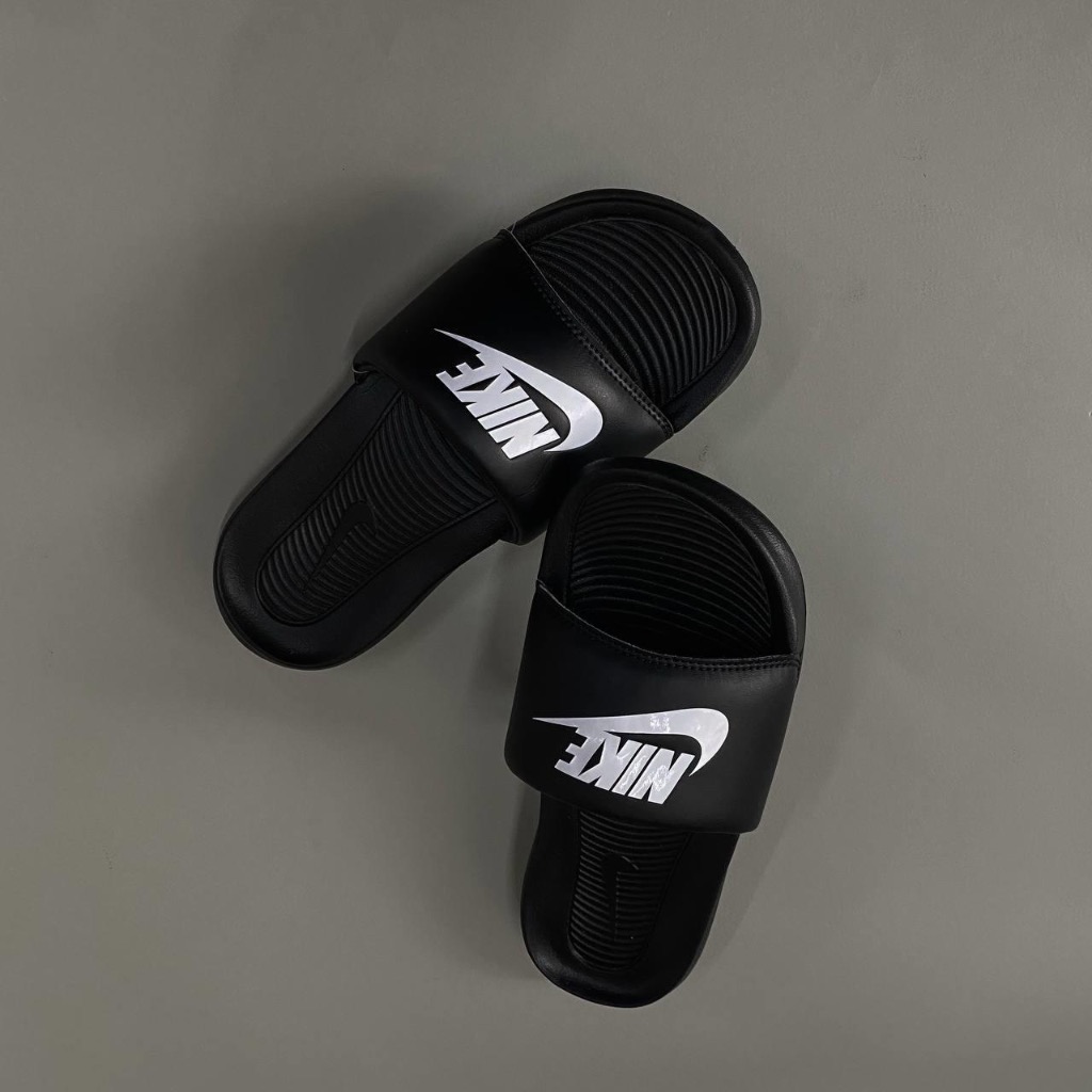 [ CHÍNH HÃNG ] DÉP NIKE QUAI NGANG NAM NỮ VICTORI ONE SLIDE ' BLACK WHITE ' AUTHENTIC FULL BOX