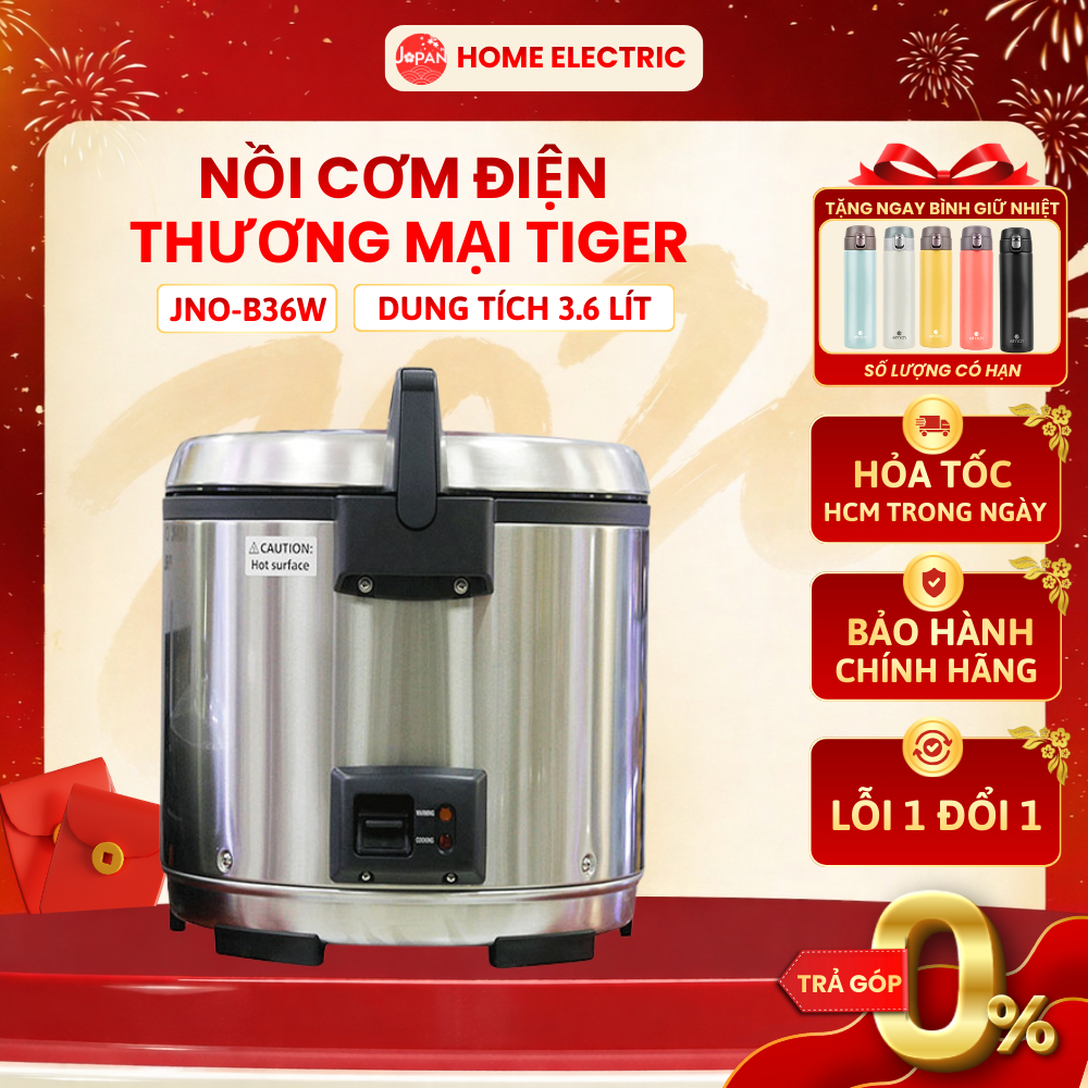 Nồi cơm điện công nghiệp Tiger JNO-B36W, Dung tích 3.6 Lít
