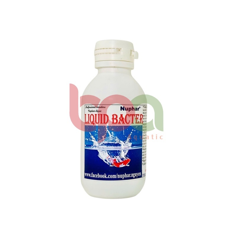 LIQUID BACTER NUPHAR - KHỬ ĐỘC VÀ CHỐNG SHOCK CHO CÁ TÉP THỦY SINH