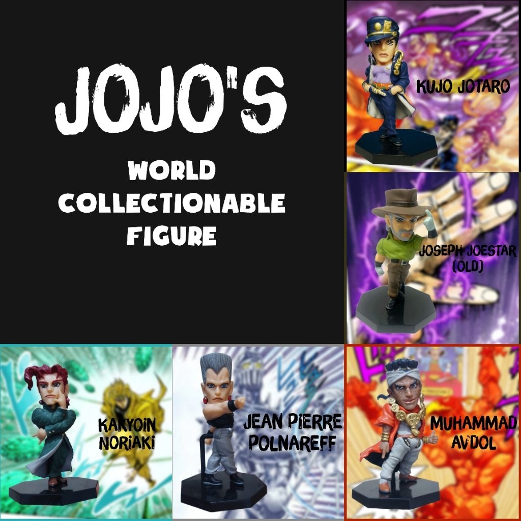 Mô hình Jojo World Collectionable Figure (WCF) - Stardust Crusader - jojo figure