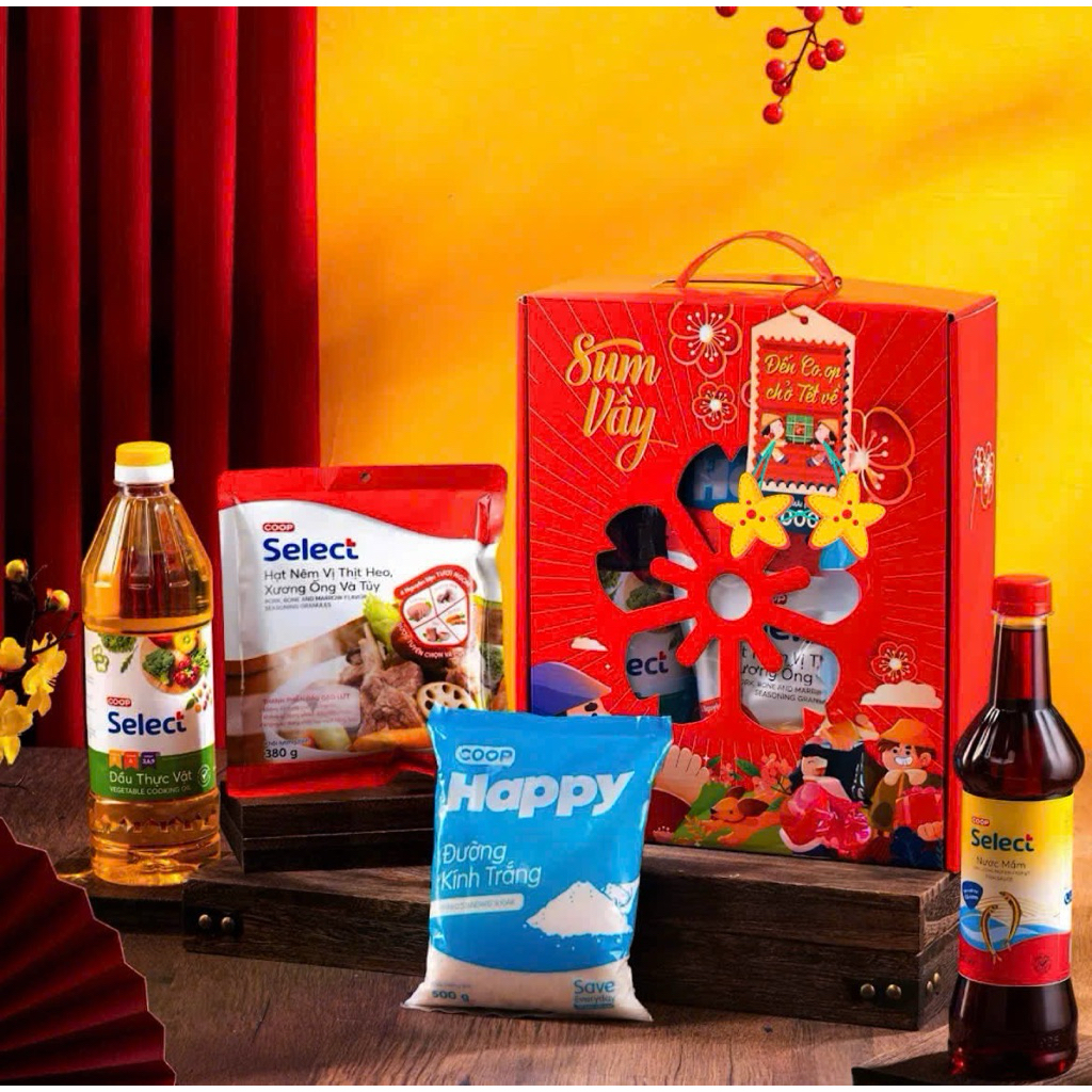 Hộp quà Sum Vầy Co.op Tết 2026