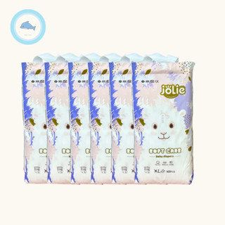  Combo 6 Bịch 300 Miếng Tã Bỉm Jolie giá tại Kho Mềm Mịn Siêu Khô Thoáng Đủ Size Cho Bé Từ 5KG - 20KG 