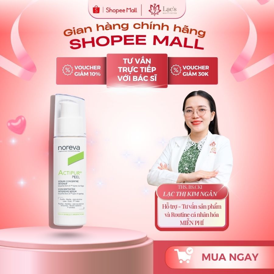 Serum giảm mụn Noreva actipur peel Concentrated Serum 30mL