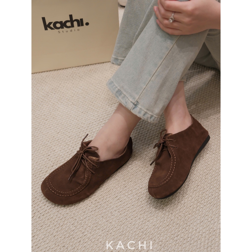 Kachi House A231 Oxford nâu mềm