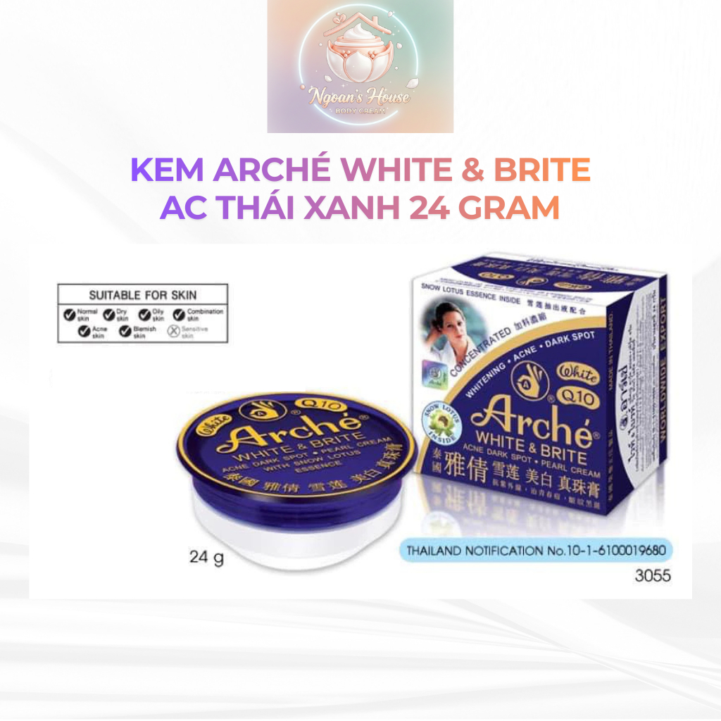 Kem Arche White & Brite AC Thái Xanh 24g