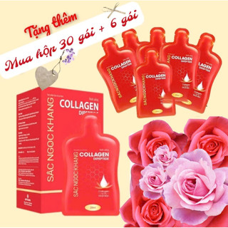  HỘP 30 GÓI Nước uống đẹp da Collagen Dipeptide Sắc Ngọc Khang hấp thụ nhanh và giúp trẻ hóa làn da 