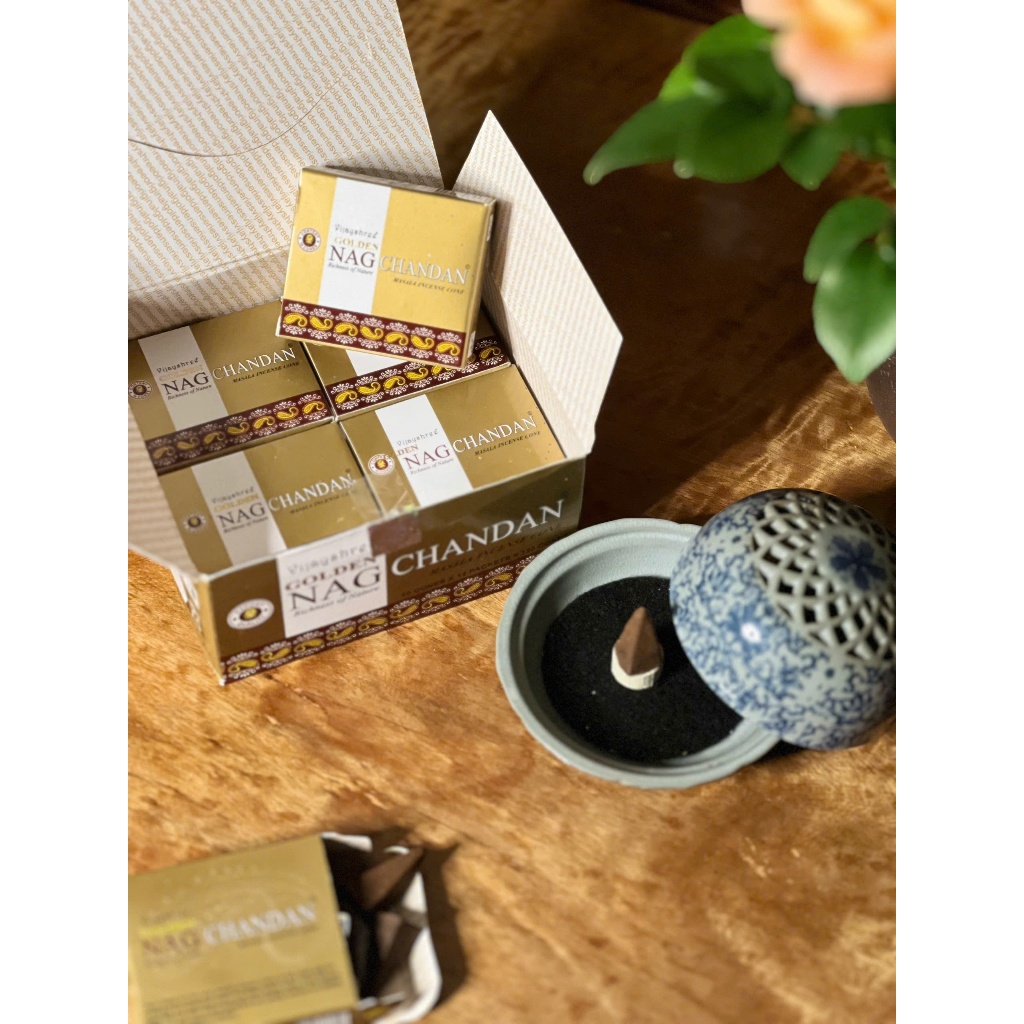 NỤ TRẦM NAG CHANDAN HỘP NHỎ - PHONG HỎA ĐỈNH