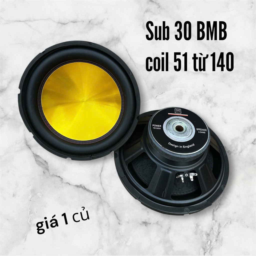LOA BASS SUB 30 MÀN VÀNG NHẬP KHẨU  - HÀNG NEW - CHUYÊN LẮP RÁP LOA SUB ĐIỆN