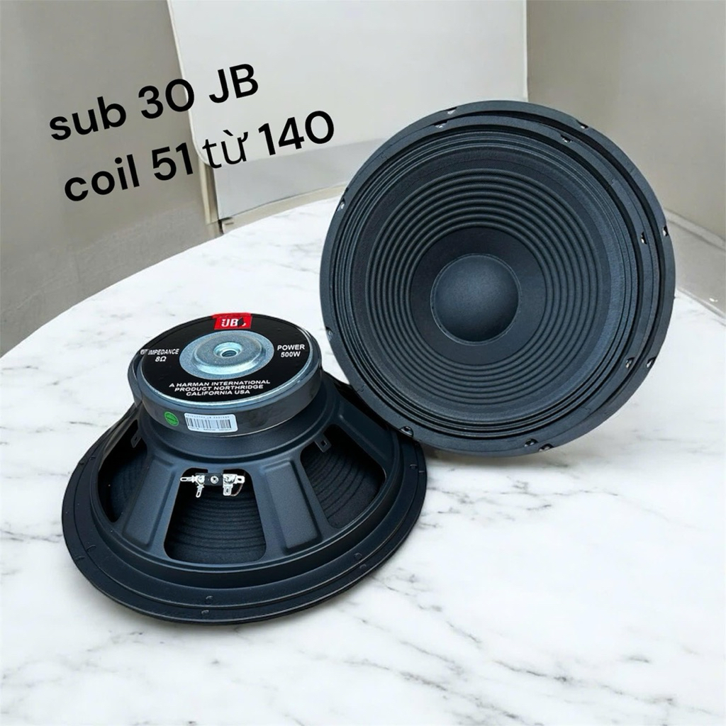 Loa sub 30 jB từ 140 coil 51 màng vải sub cực căng chuyên lắp sub hơi , sub điện - giá 1 củ