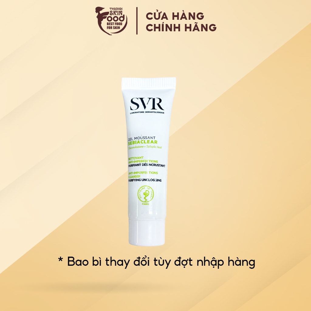 [HB GIFT] Mini SVR Sebiaclear Gel Moussant 10ml (HÀNG TẶNG KHÔNG BÁN)