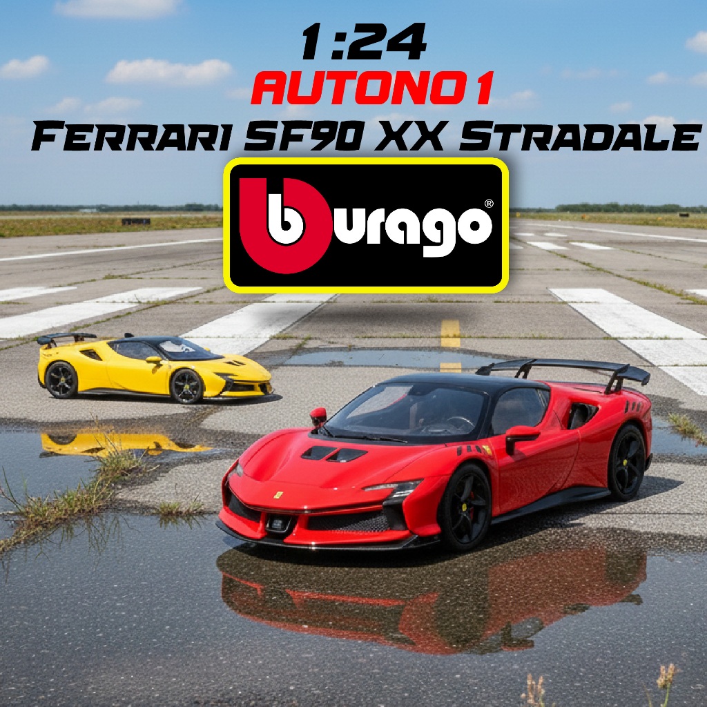 Mô hình xe Ferrari SF90 XX Stradale tỉ lệ 1:24 Bburago OT24107
