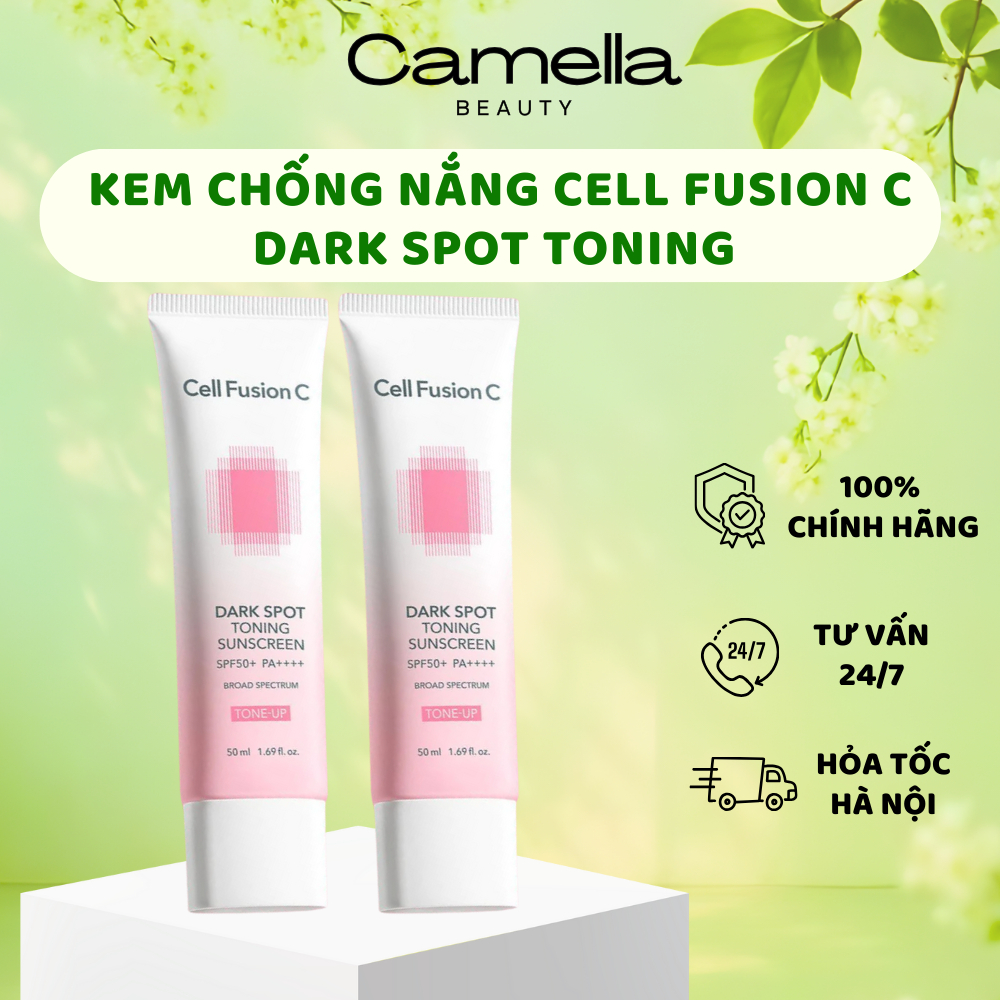 Kem Chống Nắng CELL FUSION C Nâng Tone Hàn Quốc  Toning Dark Spot - Camella Beauty