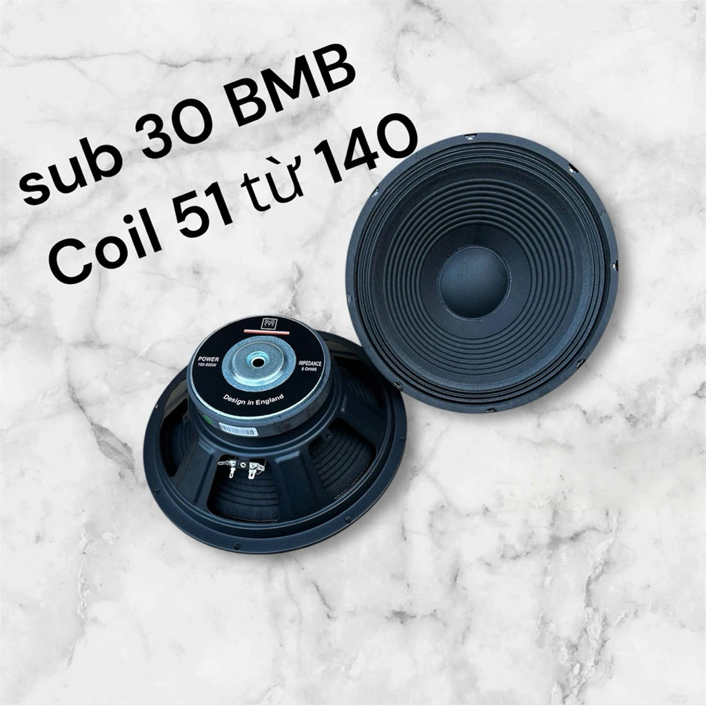 loa bass 30 BMB từ 140 coil 51 gân vải hàng nhập khẩu karaoke cực hay - giá 1 củ