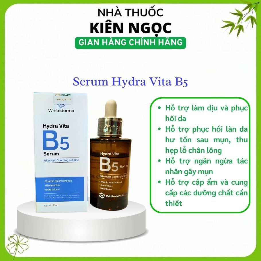 Whitederma Hydra Vita B5 Serum-Tinh chất phục hồi dưỡng ẩm da - H50ml