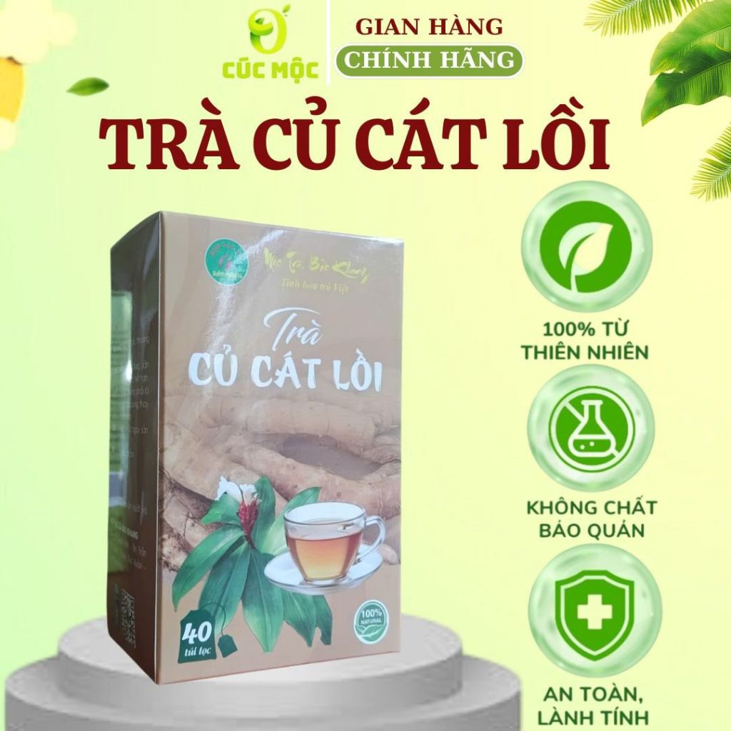Trà Củ Cát Lồi Hộp 40 Túi Lọc