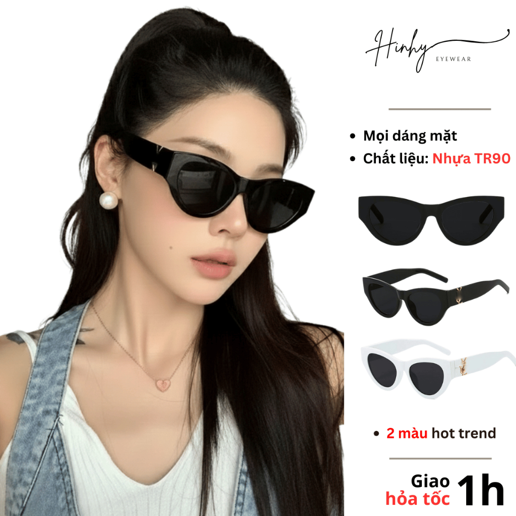 Kính mát thời trang ISL Rose form lớn cao cấp ngăn UV400 thời trang nam nữ Hinhy Eyewear [ISL-B]