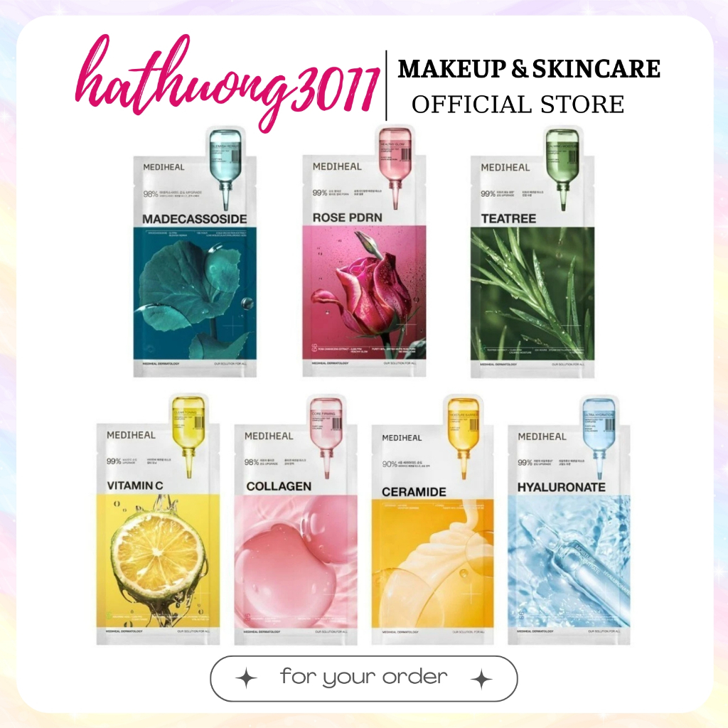 [đủ bill] Mặt Nạ Dưỡng Da Mediheal Essential Mask EX