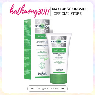   Chính Hãng  Sữa Rửa Mặt Dermacos Anti-Acne Deep Cleansing Gel 150ML 