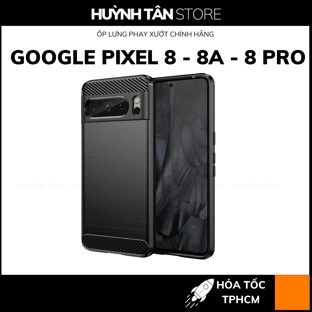 Ốp lưng google pixel 8 pro 8 8a dẻo cao su phay xướt chống sốc không bám vân tay bảo vệ camera sau