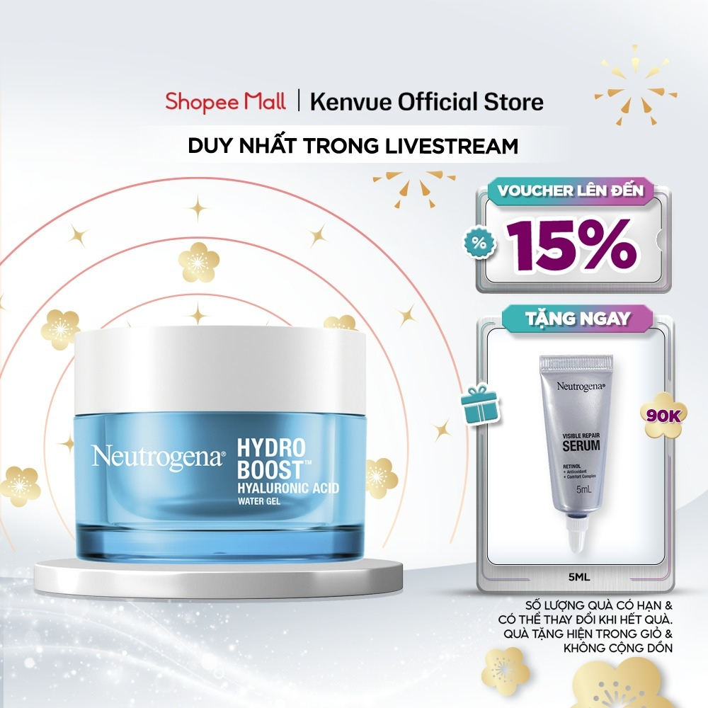 [KOL] Kem dưỡng ẩm cấp nước Neutrogena® Hydro Boost Hyaluronic Acid Water Gel (50g)