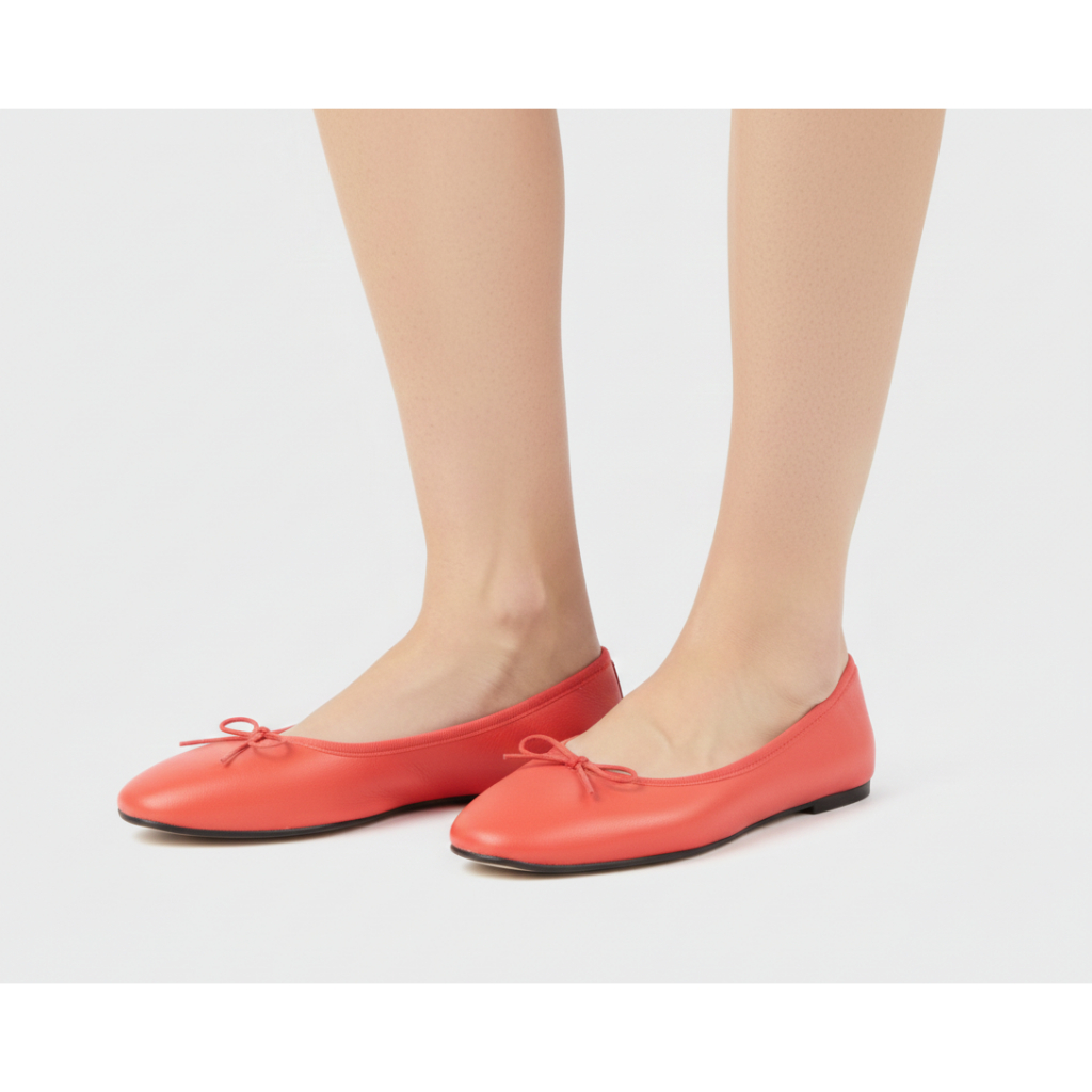 Giày Búp Bê Everlane (hồng đỏ)