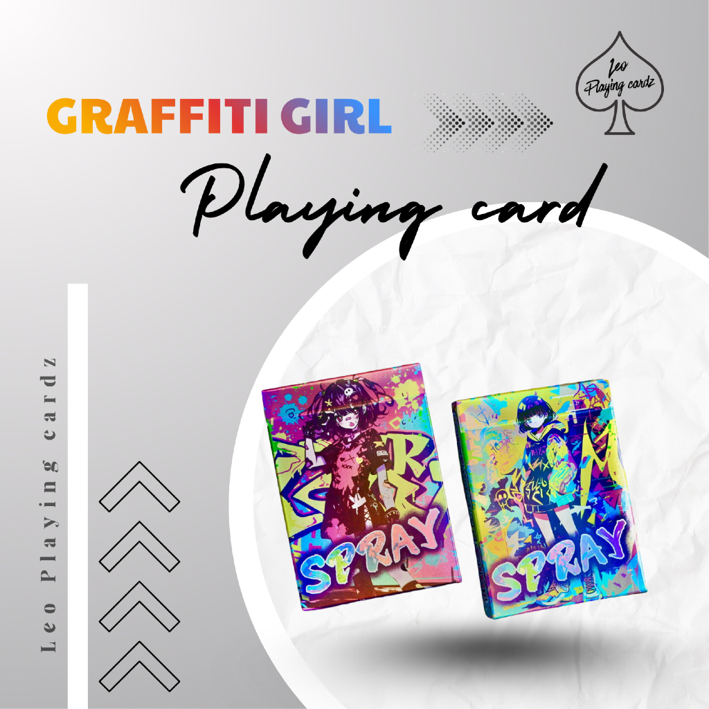 Bộ bài tây, sưu tầm, cardistry GRAFFITI GIRL playing card
