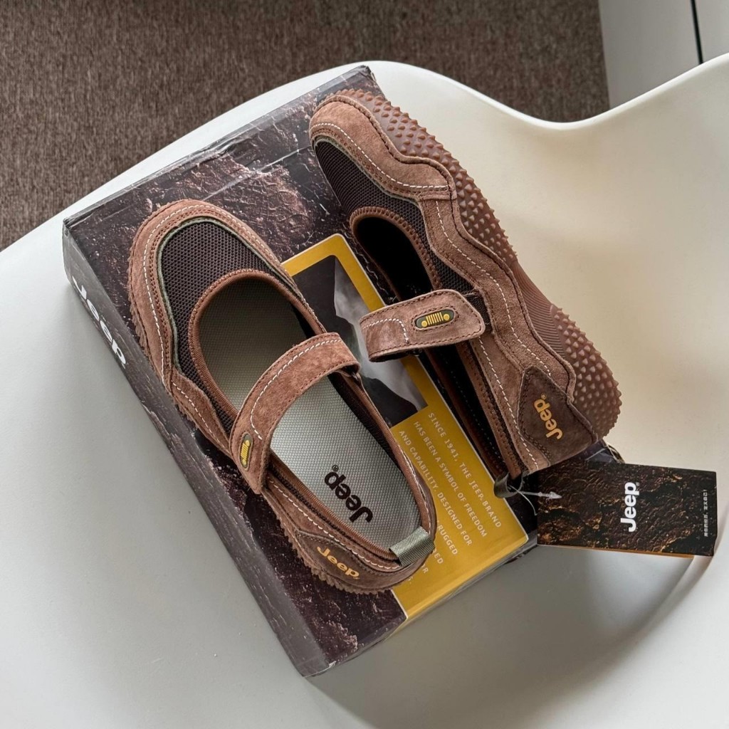 /Jeep / Giày búp bê Jeep The Spirit Mary Jane ''Spike Choco'' P651W13129 màu nâu [P651W13129 ]