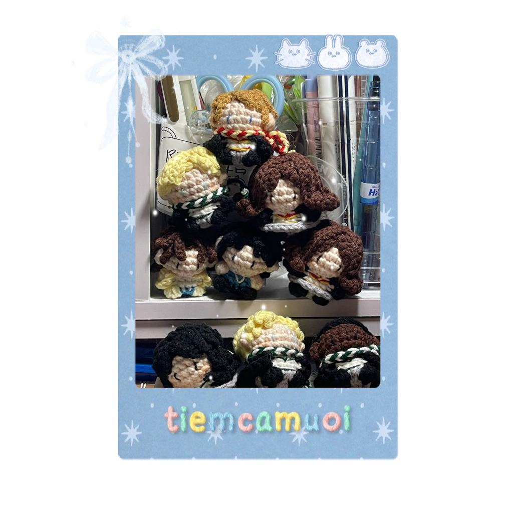 tcm | Móc khoá len HarryPotter (~5cm)