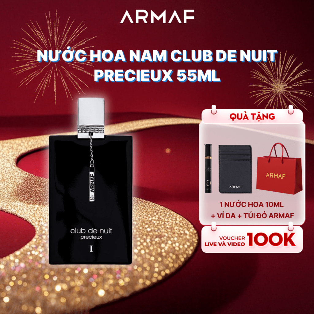 Nước hoa nam Armaf CLUB DE NUIT PRECIEUX 1 EXTRAIT DE PARFUM EDP 55ML