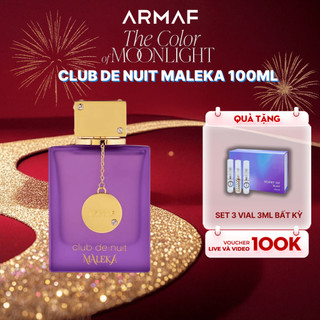  Nước Hoa Nữ ARMAF Club De Nuit Maleka 105ml - Nước Hoa Nữ Sang Trọng & Quyến Rũ - Hương Hoa Cỏ - Trái Cây EDP 