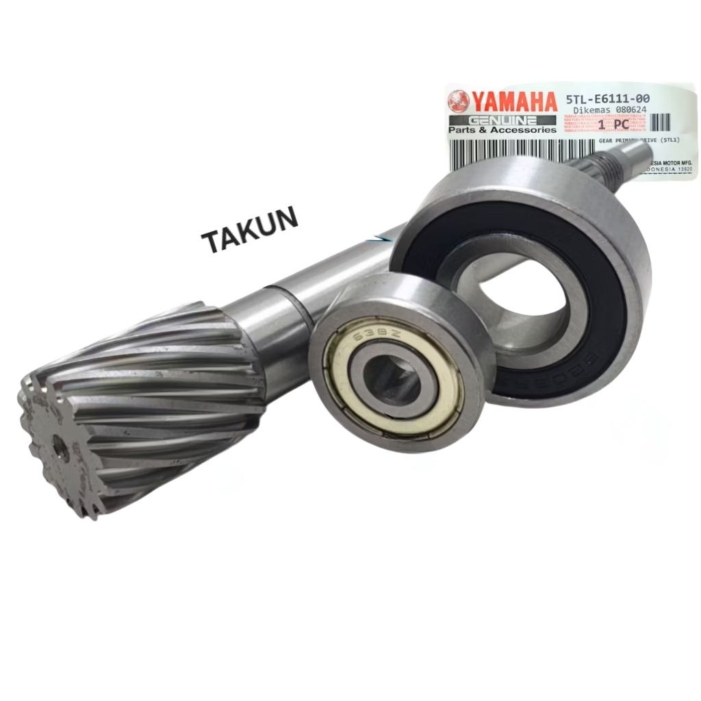 2 Vòng bi, bạc đạn trục cốt nồi puly MIO, NOUVO, LUVIAS.... 638Z, 6203 zin