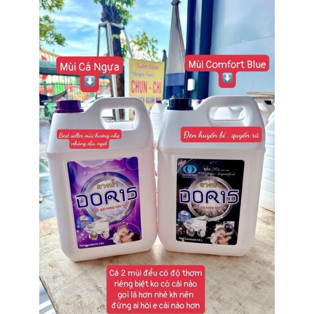Nước giặt doris 10 lít thơm