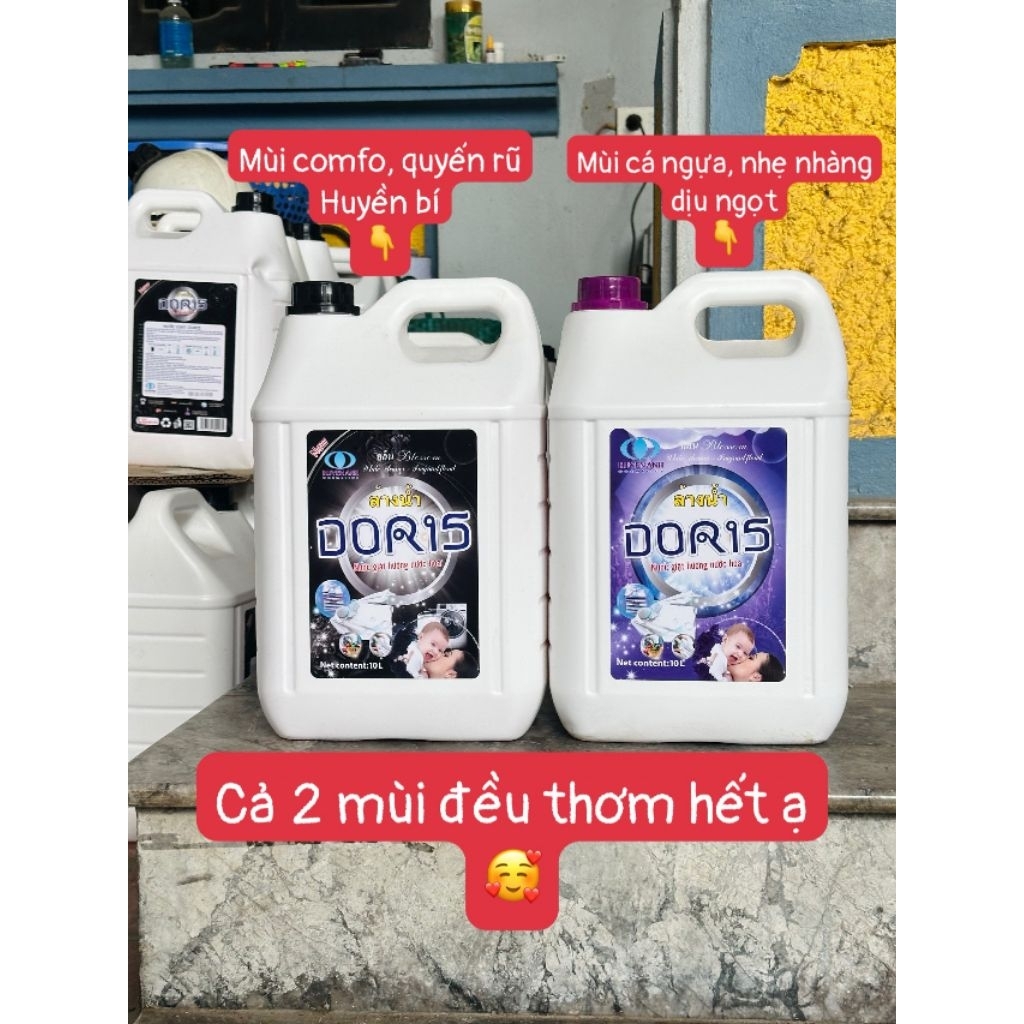 NƯỚC GIẶT DORIS 10 LÍT