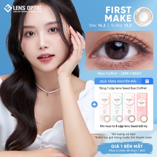  Kính áp tròng SEED Eye Coffret 1 Day UV Màu First Make – Lens Dùng 1 Ngày Có Độ Cận - Lens Optic HN 