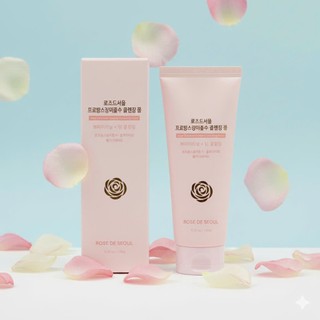 2-5 hộp Sữa rửa mặt rose de seoul centifolia extract cleansing foam trọng lượng 150ml sạch dầu mụn ẩn _krlab