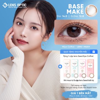  Kính áp tròng SEED Eye Coffret 1 Day UV Màu Base Make – Lens dùng 1 ngày có độ cận - Lens Optic HN 