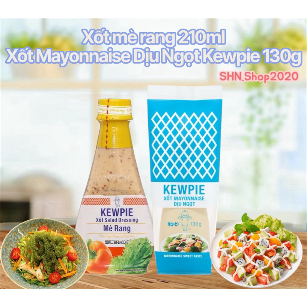 XỐT SALAD DRESSING MÈ RANG KEWPIE 210ml MỚI