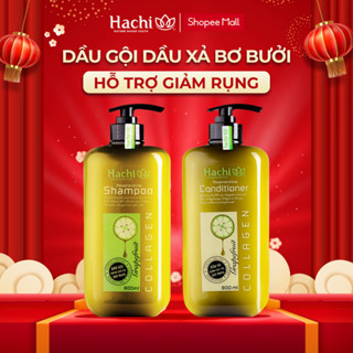 Dầu Gội, Xả thiên nhiên chiết xuất bơ bưởi dành cho tóc gãy rụng Hachi Regenerating