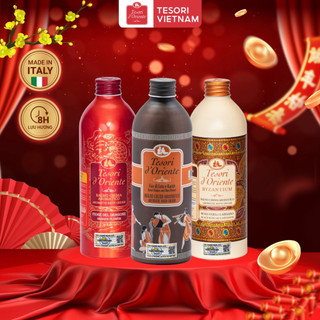  Sữa tắm nước hoa Ý Tesori d'Oriente chính hãng 500ml hương thơm lưu trữ cả ngày kèm vòi 