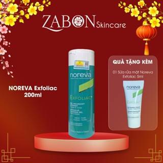   HSD 01 2027  Gel rửa mặt Noreva Exfoliac Intensive Foaming hỗ trợ làm sạch sâu dịu nhẹ cho da dầu mụn 200ml 