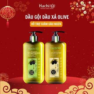  Dầu gội dầu xả Hachi Việt Nam Anti-dandruff chiết xuất Olive dành cho tóc gàu nấm ngứa 