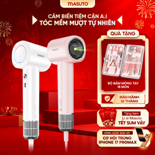   GIÁ SHOCK TẠI LIVE  Máy sấy tóc ion âm Masuto SkyAI cảm biến tự động điều chỉnh nhiệt bảo vệ tóc bảo hành 12 tháng 