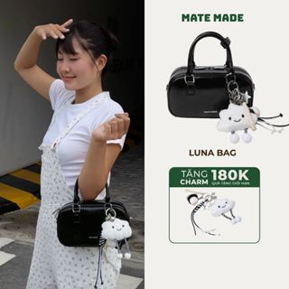   DEAL ĐỘC QUYỀN SHOPEE  Túi Đeo Chéo Nữ MATE MADE Luna Da PU Cao Cấp Size 22 Đi Làm Đi Chơi 
