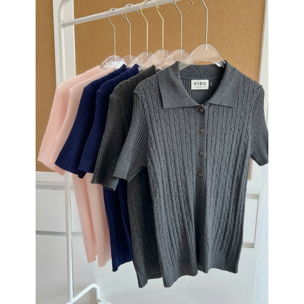 pass áo Patrick top Kidostudiowear màu xanh size M